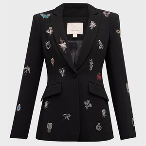 CINQ À SEPT
Cheyenne Embroidered Heatset Brooches
Blazer